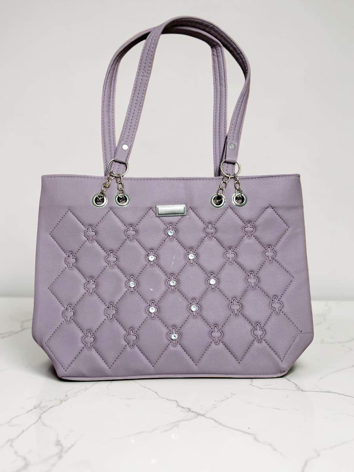 Women's Luxury Quilted PU Leather Shoulder Handbag