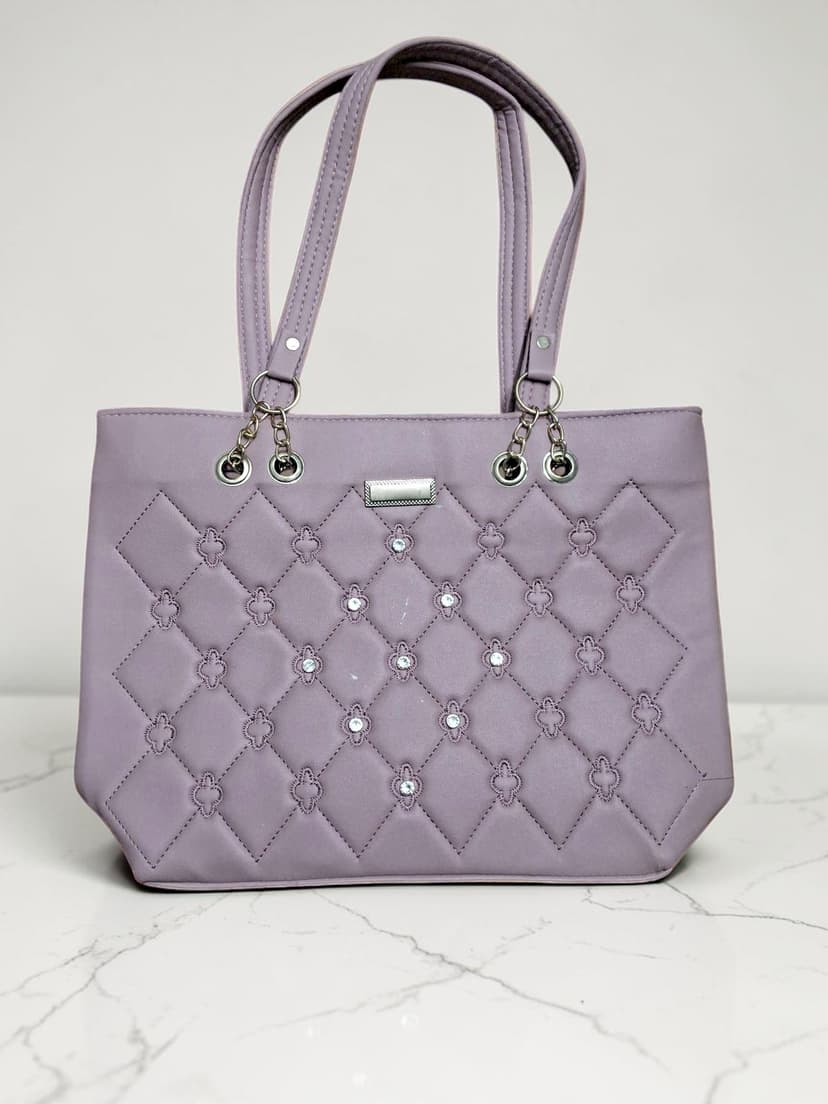 Women's Luxury Quilted PU Leather Shoulder Handbag